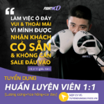 TUYỂN DỤNG HUẤN LUYỆN VIÊN KÈM 1:1