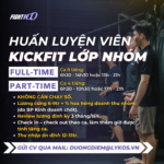 Fight100 tuyển HLV Kickboxing & Fitness