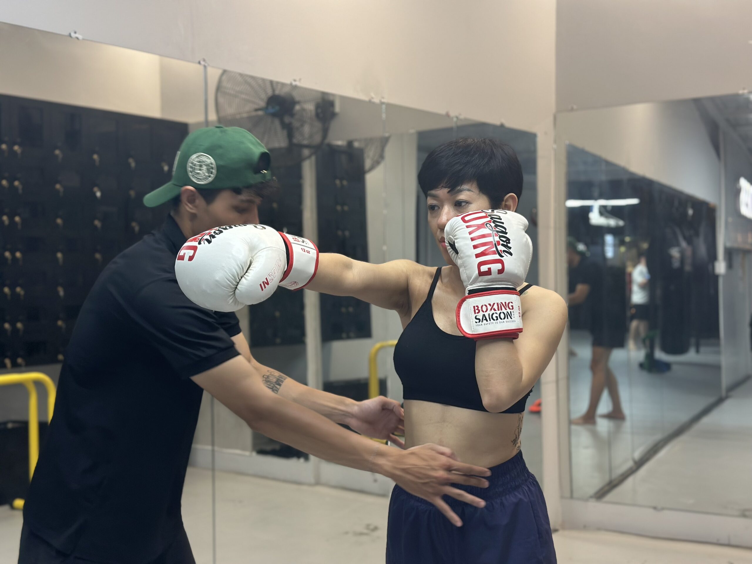 tư thế tập boxing