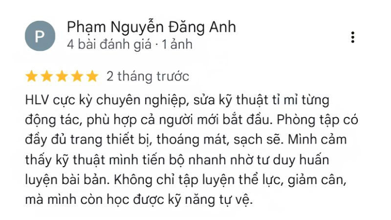 Cảm nhận của học viên dành cho Fight100