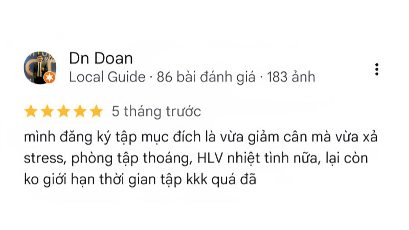 Review của học viên về Fight100