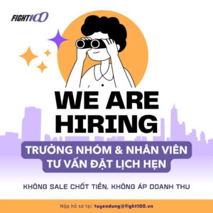 Tuyển dụng Trưởng Nhóm và Nhân Viên Tư Vấn đặt lịch hẹn