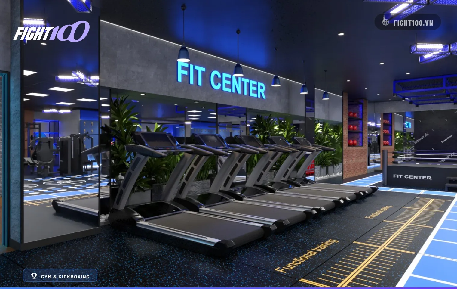 Phòng tập Kick-Boxing và Gym FIT CENTER Phú Nhuận