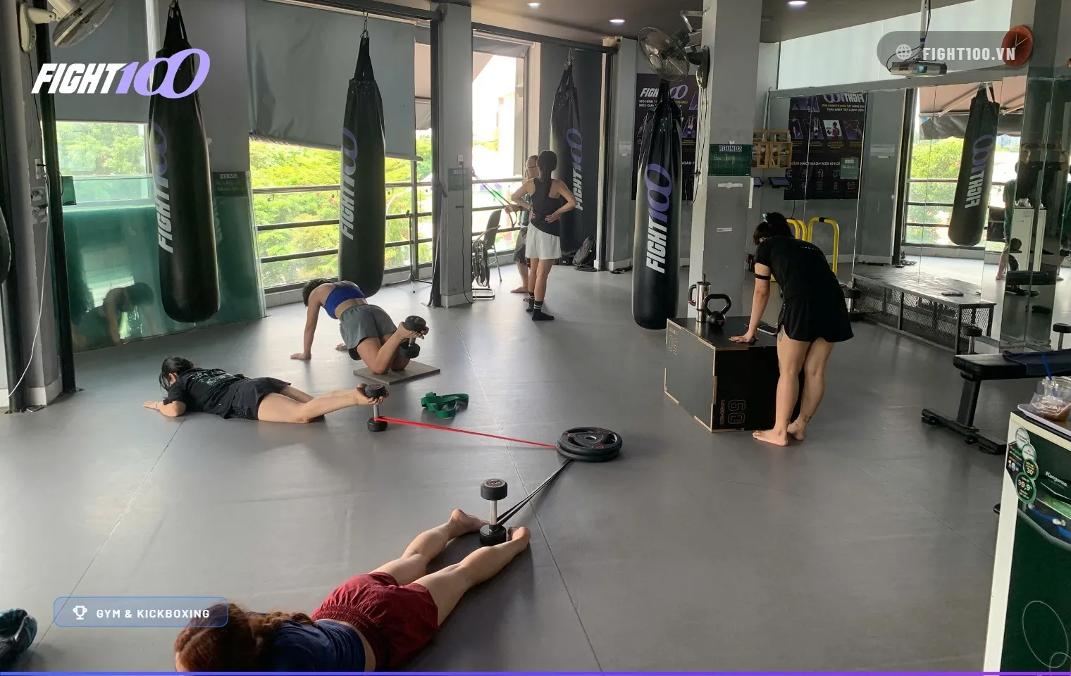 Phòng tập Boxing & Kickboxing Fight100 Quận 10
