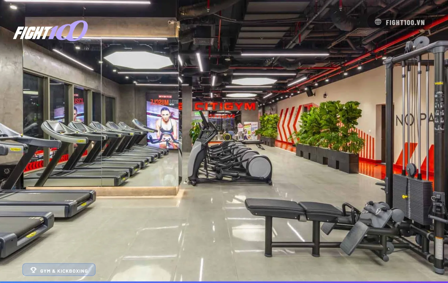 Phòng tập Citygym Phú Nhuận
