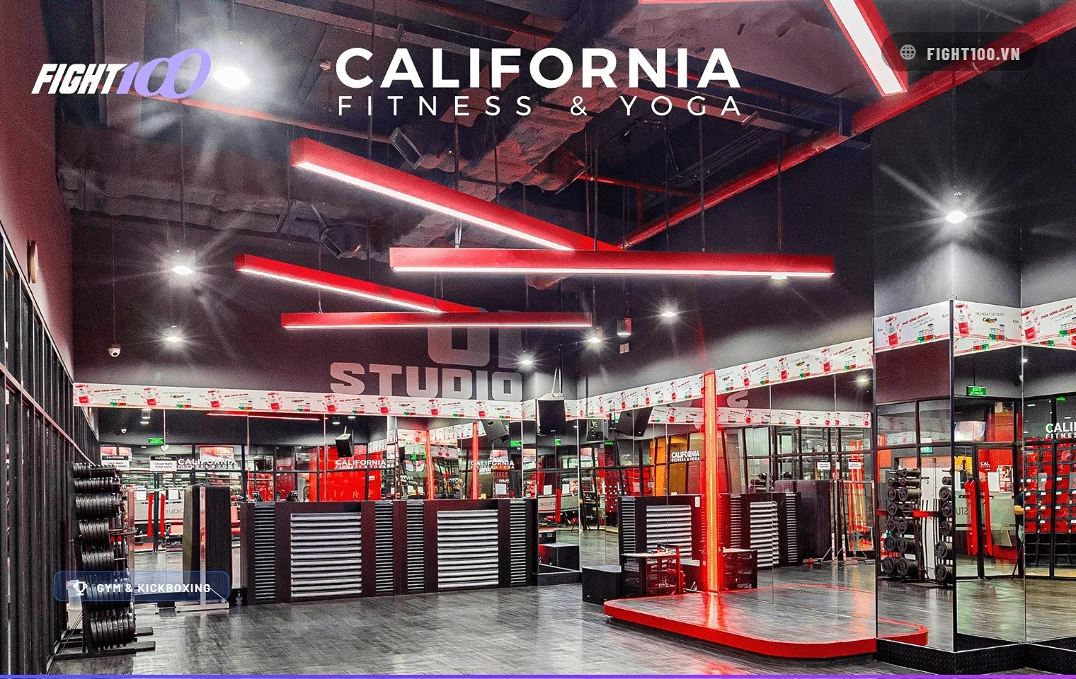 Phòng tập Gym & Kick-Boxing Tân Phú California Fitness & Yoga Center
