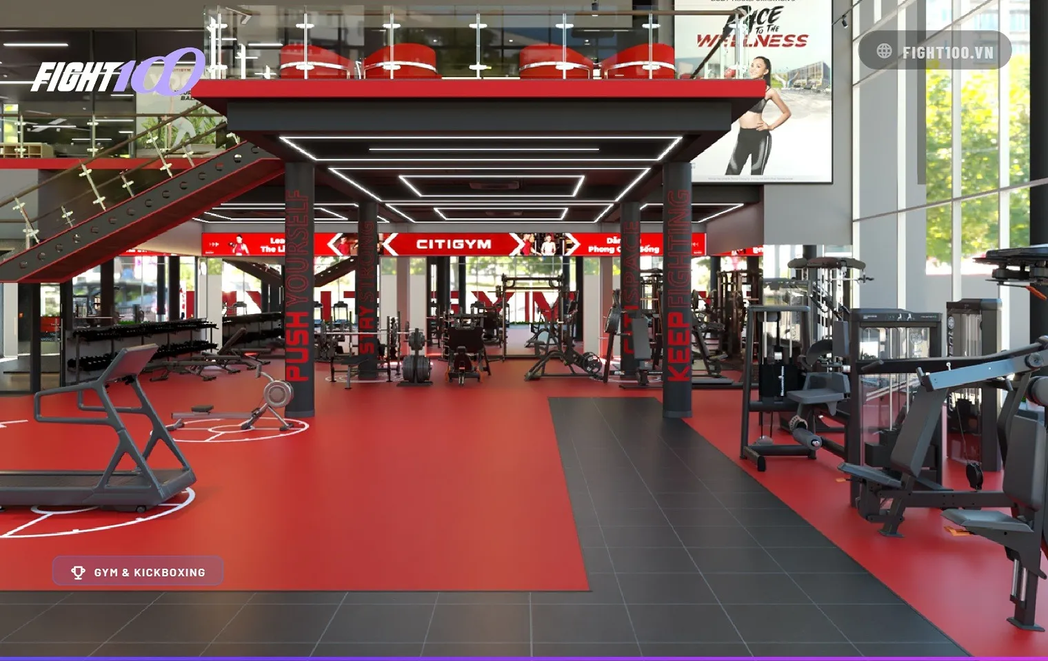 Phòng tập Gym & Kick-Boxing Tân Phú California Fitness & Yoga Center