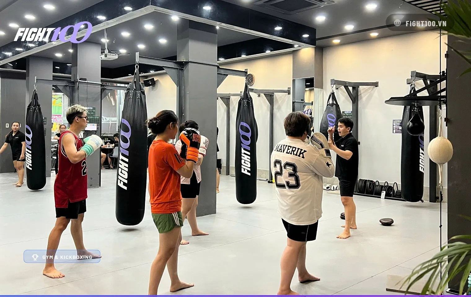 Phòng tập Gym & Kick-Boxing Tân Phú Fight100