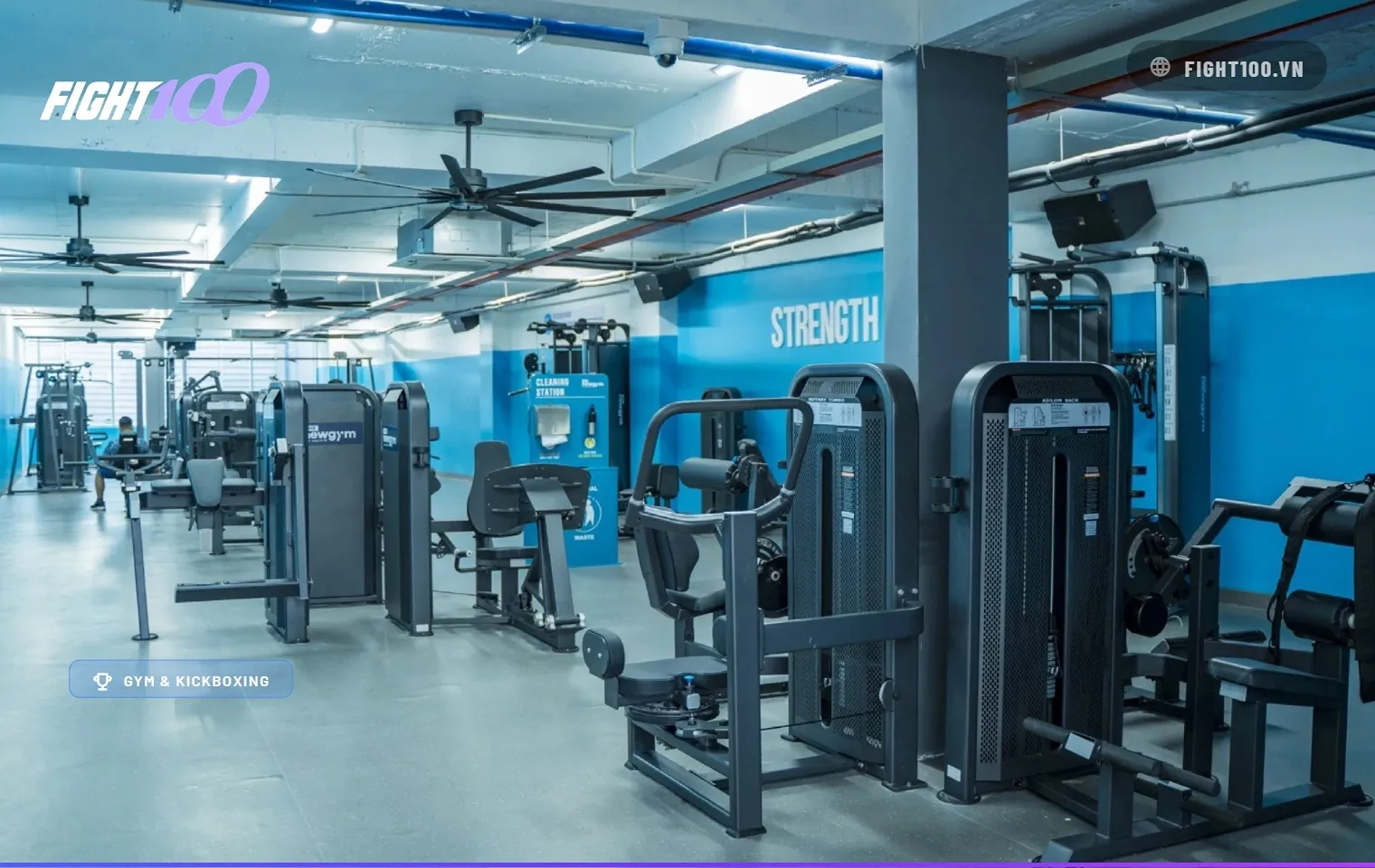 Phòng tập Fitness The New Gym - Gò Vấp