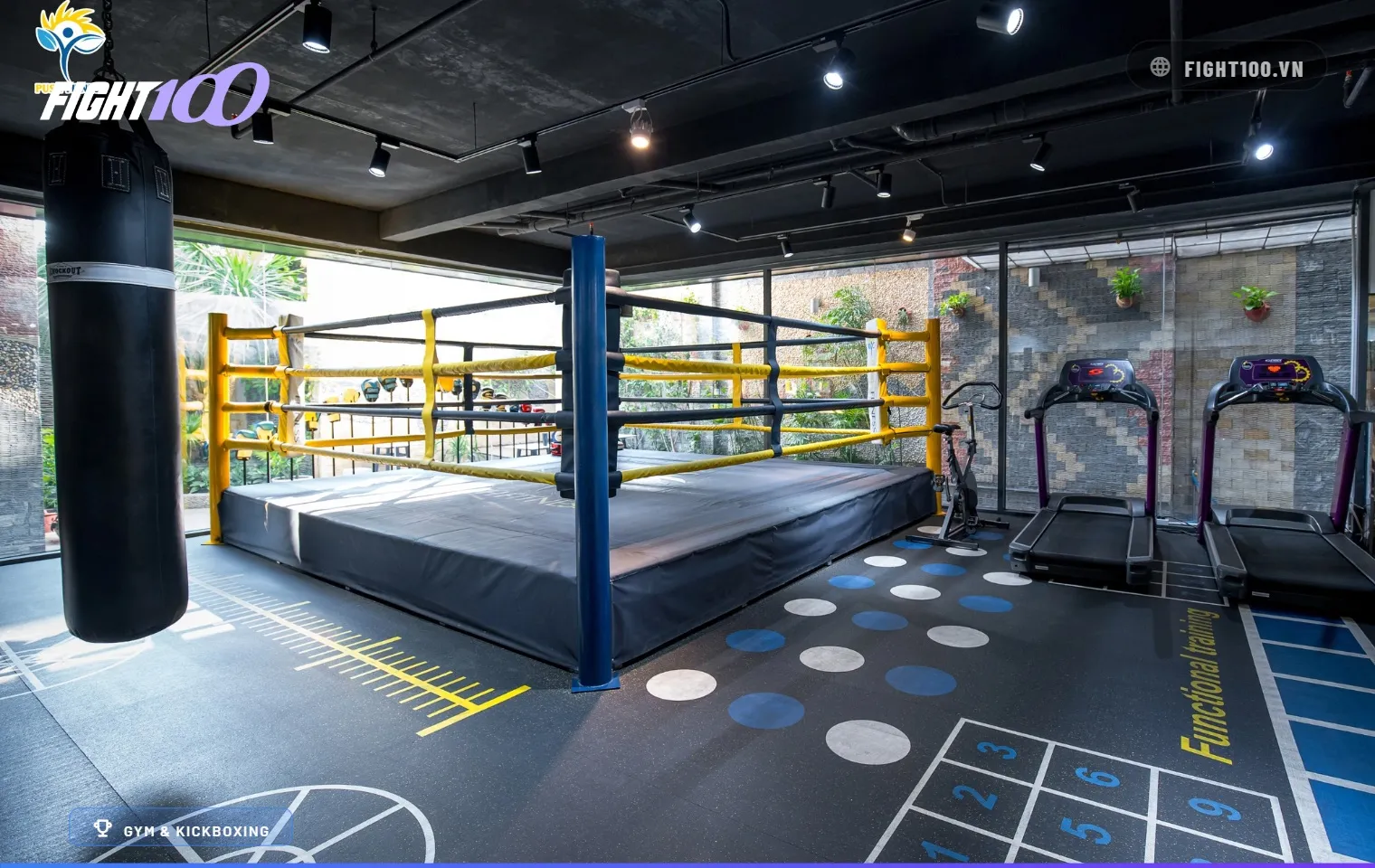 Phòng tập Kick-Boxing và Gym Push Fitness & Yoga Center Phú Nhuận
