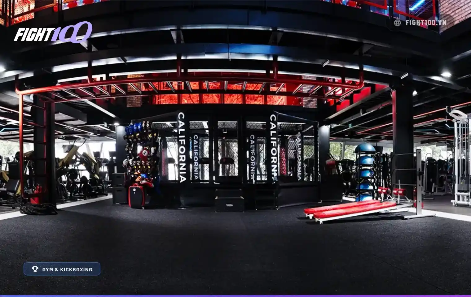 Phòng tập gym California Fitness & Yoga 3 Tháng 2