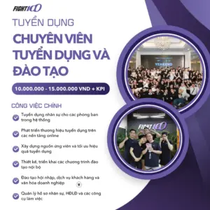 Tuyển dụng chuyên viên Tuyển Dụng và Đào Tạo
