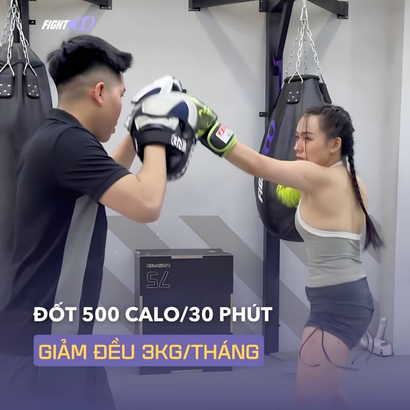 Tập boxing giúp giảm cân, siết dáng