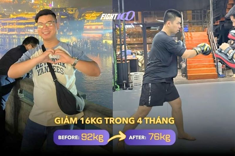 Tập Kickboxing hỗ trợ giảm mỡ