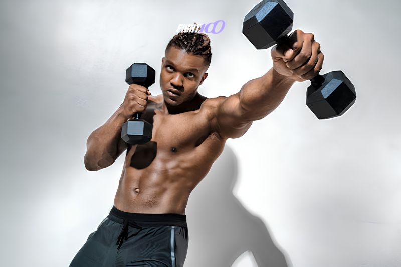 Cách đấm Boxing mạnh, nhanh và chính xác cho người mới 4 Shadowing với tạ giúp tăng lực và tốc độ đấm