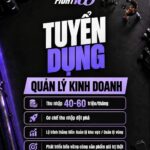 Tuyển dụng Quản Lý Kinh Doanh (Thu nhập 40 – 60 triệu/tháng)