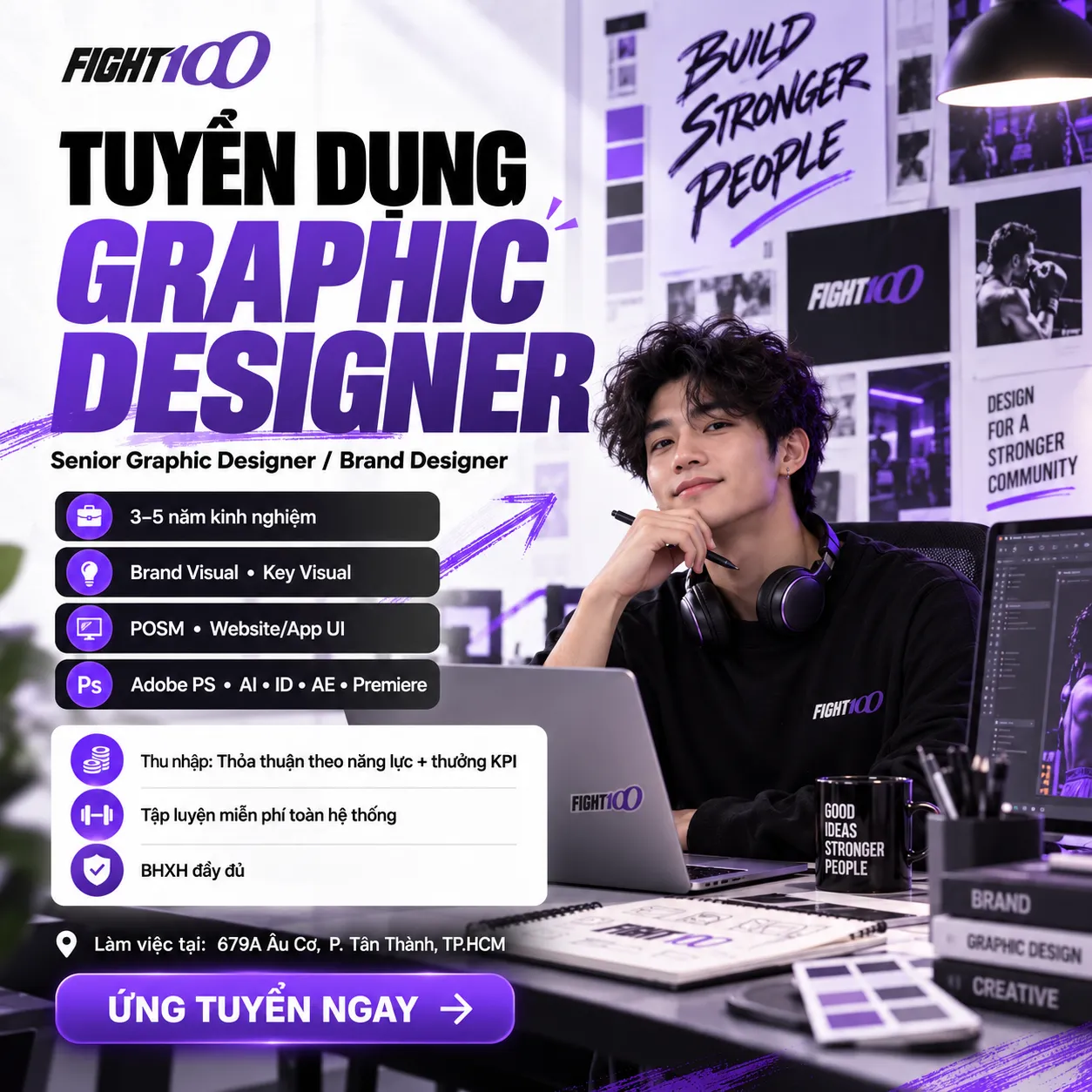 Tuyển dụng Chuyên viên Thiết Kế Đồ Họa/Graphic Designer