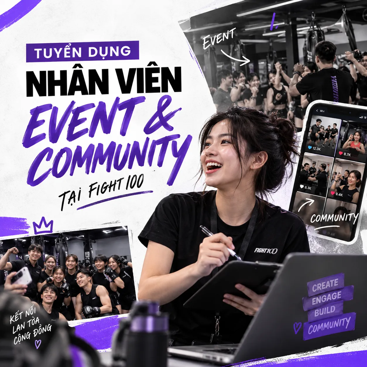 Tuyển dụng Nhân viên Event & Community